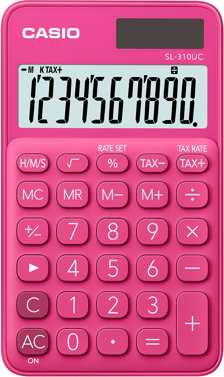 Image of Casio SL-310UC-RD calculator Pocket Basic Red