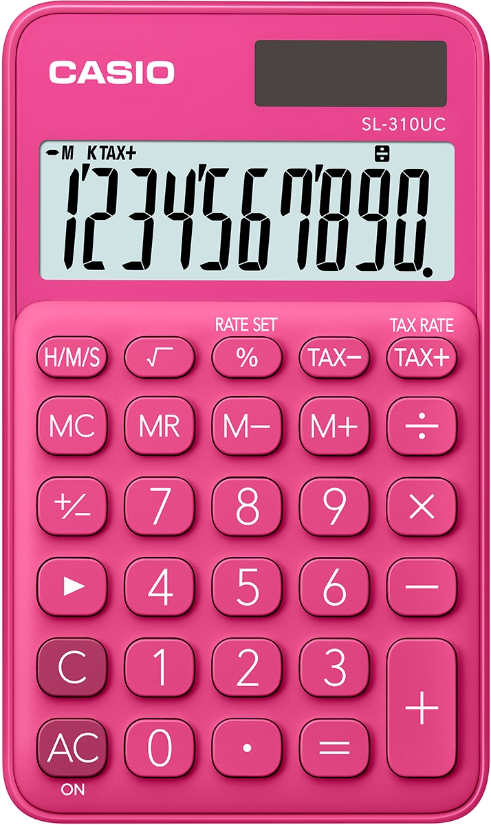 Photos - Calculator Casio SL-310UC-RD  Pocket Basic Red 