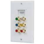 Monoprice 12100 wall plate/switch cover White