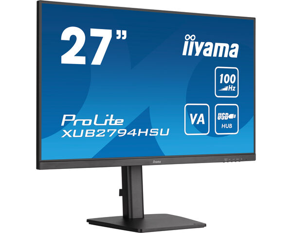 iiyama ProLite XUB2794HSU-B6 computer monitor 68.6 cm (27") 1920 x 1080 pixels Full HD Black
