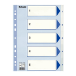 Esselte 100132 tab index Numeric tab index Polypropylene (PP) Blue, White