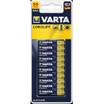 Varta Longlife Alkaline AAA battery LR3  30-pack