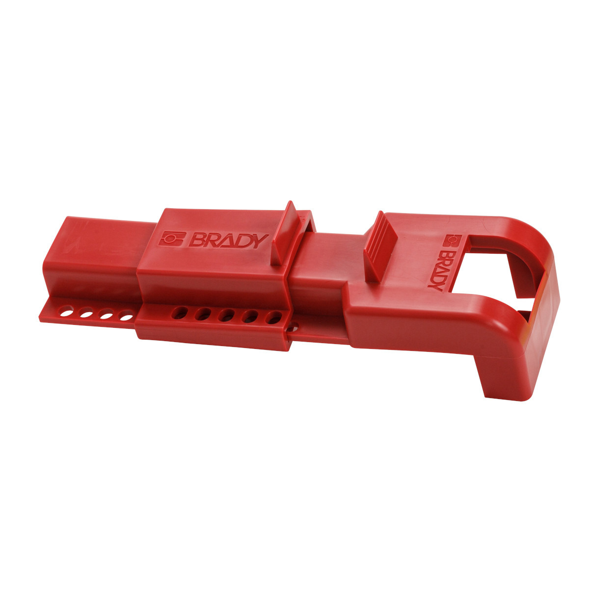 Image of Brady 49303 lockout tagout device Red Polypropylene (PP)