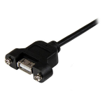 StarTech.com 30 cm panel mount USB cable A to A - F/M