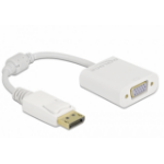 DeLOCK Adapter DisplayPort 1.2 male to VGA female white