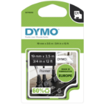 DYMO ® D1 High Performance Flexible Nylon Fabric Tape for ® LabelManager Label Makers, Black Print on White, 1/2-inch x 12-Foot Roll