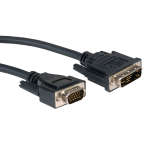 ROLINE DVI-Cable, DVI (12+5) M - HD15 M 5 m