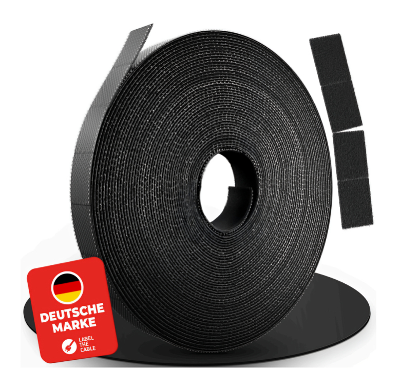 Label-the-cable LTC 1410-10 cable tie Cable management kit Black