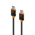 j5create JUCX24 USB cable 1.8 m USB 2.0 USB C Black, Orange