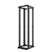 Lanview ROF42UDF66BL rack cabinet 42U Freestanding rack Black