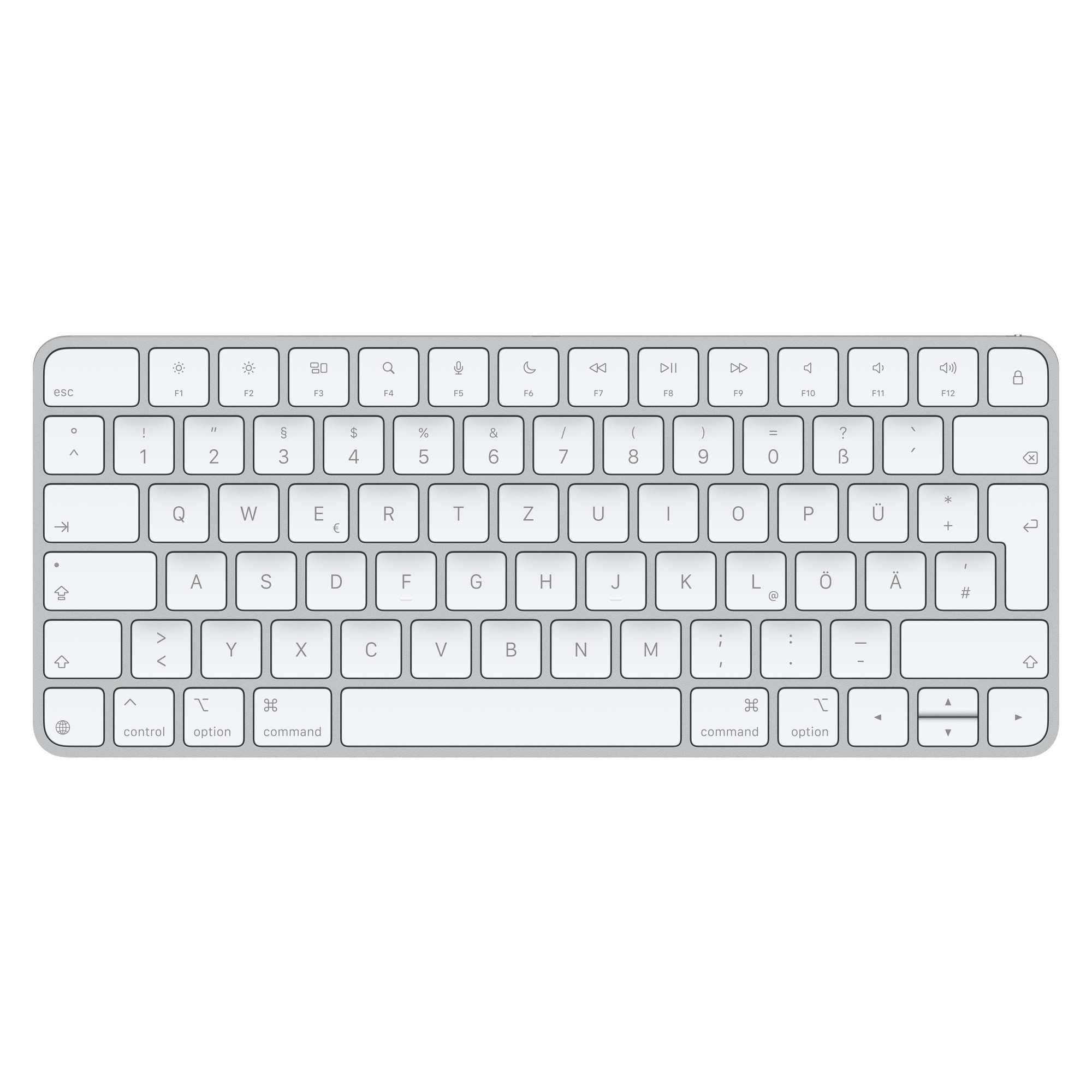 Apple Magic keyboard Universal USB + Bluetooth QWERTZ German White