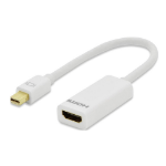 Axiom Q7X-00018-AX video cable adapter 3.54" (0.0900 m) Mini DisplayPort HDMI White