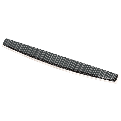 Image of Fellowes 9653601 wrist rest Gel Black, Grey