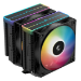DeepCool AG620 BK ARGB V2 Chipset, Motherboard Air cooler 12 cm Black 1 pc(s)