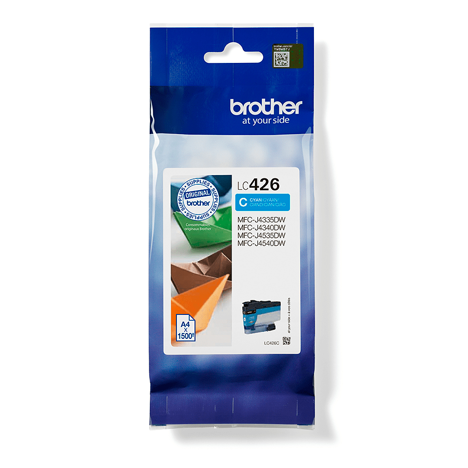 Image of Brother LC-426C Ink cartridge cyan, 1.5K pages ISO/IEC 19752 for...