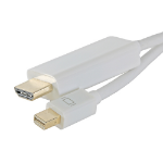 Cablenet 1m Mini DisplayPort Male - HDMI 1.4b Male 1080p White PVC Cable