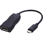 Cablenet 20cm USB 3.1c Male-DisplayPort Female 1.2 4Kx2K30Hz Tailed Blk Active