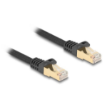 DeLOCK 80318 netwerkkabel Zwart 2 m Cat6a S/FTP (S-STP)