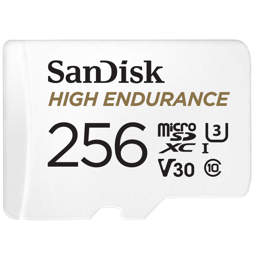 SanDisk High Endurance 256 GB MicroSDXC UHS-I Klass 10