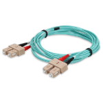 AddOn Networks ADD-SC-SC-MB1M5OM4-SLBL fibre optic cable 1 m LOMM OM4 Aqua colour