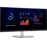 DELL P Series P3424WE computer monitor 86.7 cm (34.1") 3440 x 1440 pixels 4K Ultra HD LCD Black
