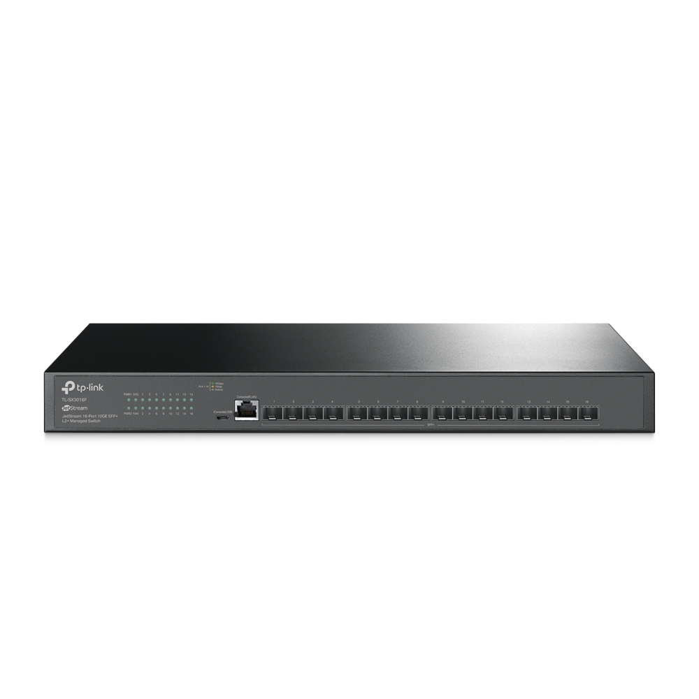 Image of TP-Link TL-SX3016F network switch Managed L2/L2+ Black