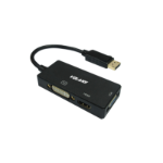 Volans VL-DPHDV-4K video cable adapter DisplayPort VGA + HDMI + DVI Black