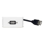 Vivolink WI221275 socket-outlet USB White