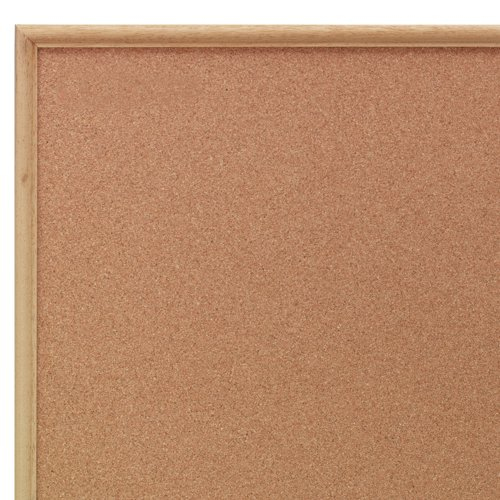 Image of Nobo Classic Cork Noticeboard Wood Frame 1800x1200mm
