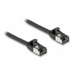 DeLOCK RJ45 Cable plug to plug Cat.8.1 flexible 1 m black