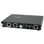 Perle SMI-1110-M2SC05 - 10/100/1000 Gigabit Ethernet Standalone IP Managed Media and Rate Converter. 10/100/1000Base-T (RJ-45) [100 m/328 ft.] to 1000Base-SX 850nm multimode (SC) [550 m/1804 ft]