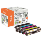 Peach PT841 tonercartridge 5 stuk(s) Compatibel Zwart, Cyaan, Magenta, Geel