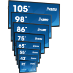 iiyama TW2424AS-B1 Signage Display Digital signage flat panel 60.5 cm (23.8") Wi-Fi 250 cd/m² 4K Ultra HD Black Touchscreen Built-in processor Android 24/7