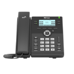 HTek UC912E IP phone Black LCD Wi-Fi