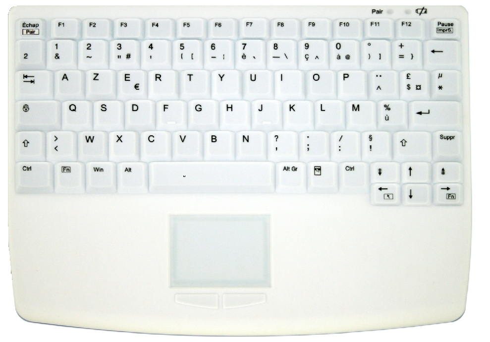 Active Key AK-4450-GFUVS-W/GE keyboard RF Wireless QWERTZ German White