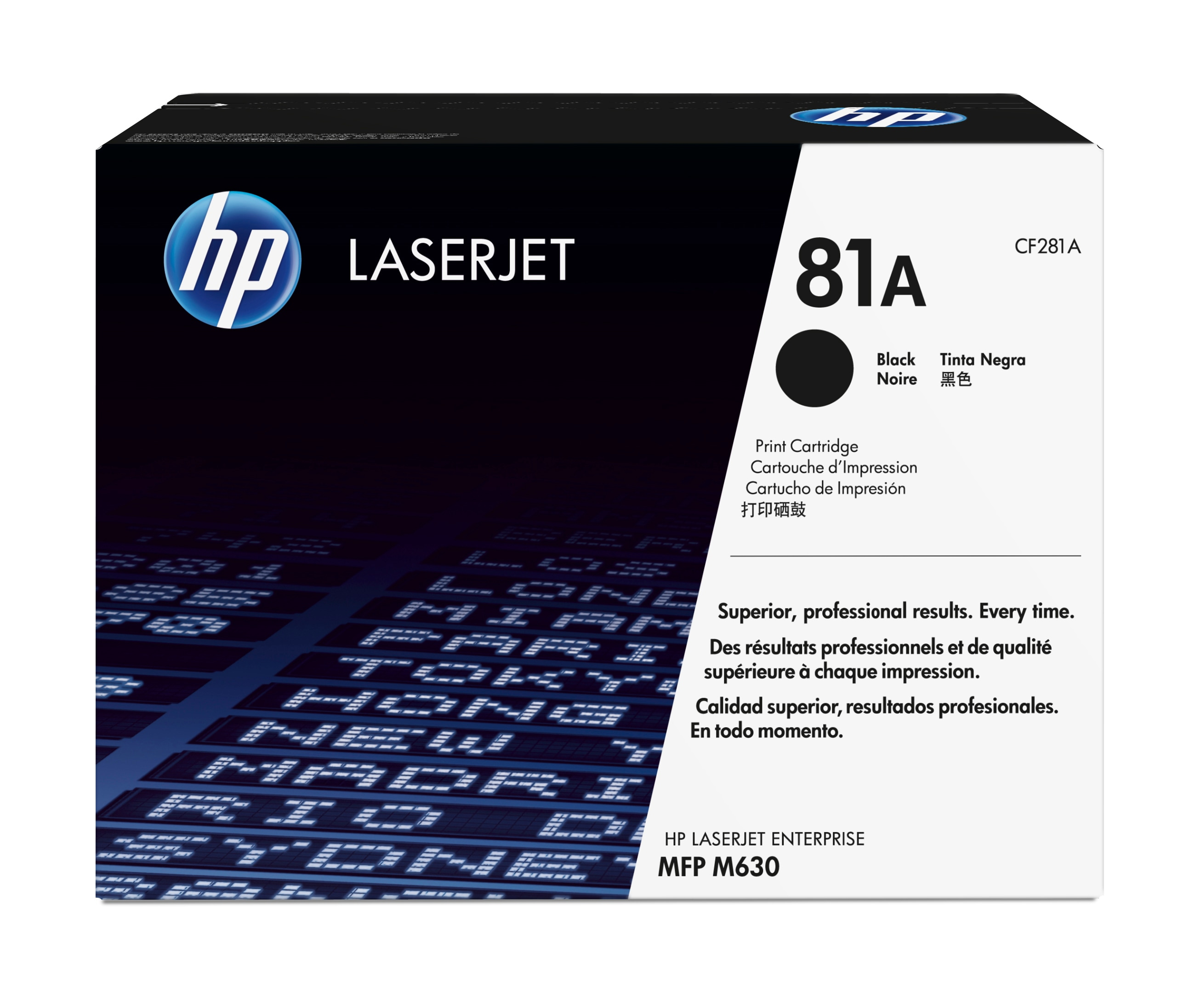 Image of HP CF281A/81A Toner cartridge black, 10.5K pages ISO/IEC 19752 for...