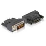 DeLOCK DVI / HDMI Adapter DVI-D HDMI FM Black