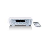 Lenco KCR-100 Clock Digital White