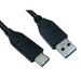 Cables Direct USB3C-921-2M USB cable 3.2 Gen 1 (3.1 Gen 1) USB C USB A Black