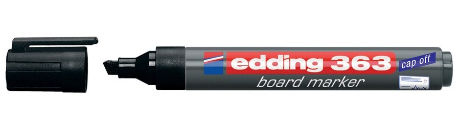 Edding 363 marker 1 pc(s) Chisel tip Black