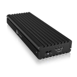 ICY BOX IB-1817MCT-C31 SSD enclosure Black M.2