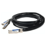 AddOn Networks MCP7H50-H01AR30-AO InfiniBand/fibre optic cable 59.1" (1.5 m) QSFP56 2xQSFP56 Black, Silver