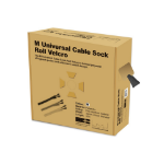 Multibrackets M Universal Cable Sock Roll Velcro Black 50m-L