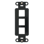 Leviton 41643-E wall plate/switch cover Black