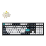 Keychron Q6 Max keyboard Universal USB + RF Wireless + Bluetooth QWERTY UK English Black, White