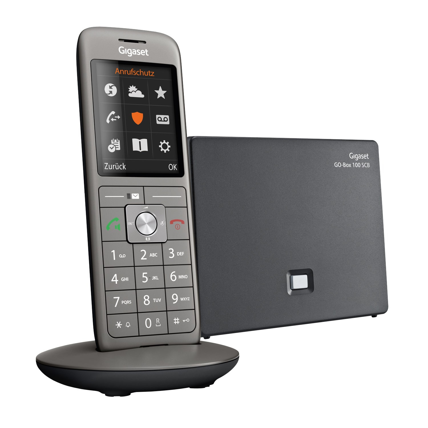 S30852-H2825-B101 UNIFY GIGASET OPENSTAGE CL690A SCB - Analog/DECT telephone - Wireless handset - Speakerphone - 400 entries - Caller ID - Black