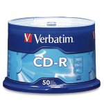 Verbatim Standard 120mm CD-R Media 700 MB 50 pcs