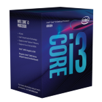 Intel Core ® ™ i3-8100 Processor (6M Cache, 3.60 GHz) 3.6GHz 6MB Smart Cache Box processor