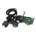 Siig 4-Port Serial PCIe Card interface cards/adapter