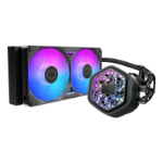 Cooler Master MasterLiquid Atmos II 240 VRM Fan Black Processor Liquid cooling kit 12 cm 1 pc(s)